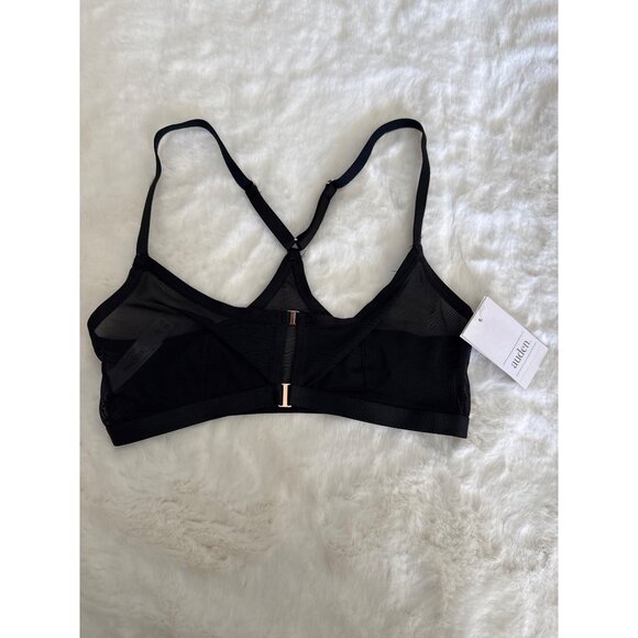 Auden size XS Smooth Unlined Wire-Free Racerback Bralette Black Sexy NEW - Picture 2 of 7